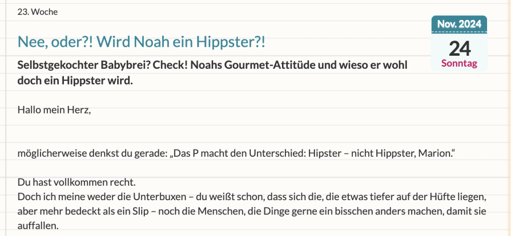 Mamablog Wird Noah ein Hippster