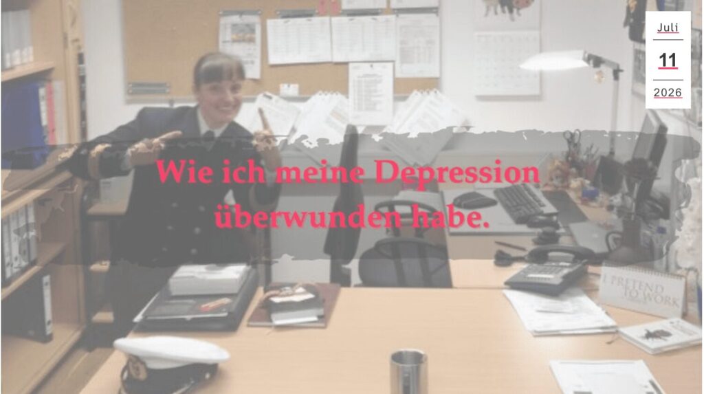 Blogbild einer Frau in einem Büro