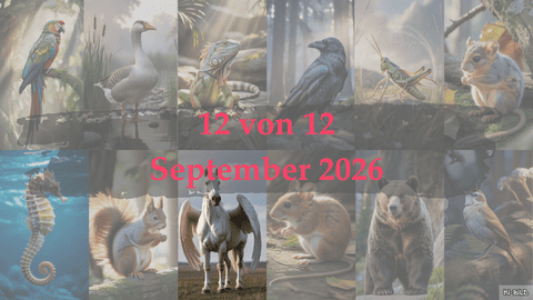 12 Krafttiere des Jahres. Septemberkrafttier: Pegasus